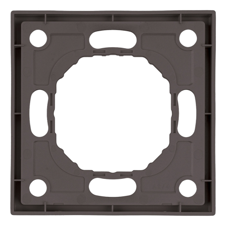 Рамка STEKKER, PFR00-5001-09 1-местная, серия Эмили, антрацит, soft touch 49936