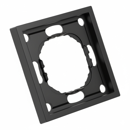 Рамка STEKKER, PFR00-5001-05 1-местная, серия Эмили, черный уголь, soft touch 49858