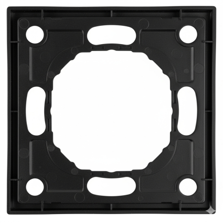 Рамка STEKKER, PFR00-5001-05 1-местная, серия Эмили, черный уголь, soft touch 49858