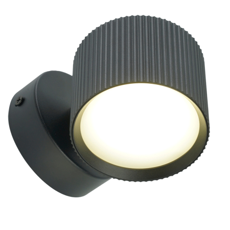 Светильник  настенный Feron HL4580 ARIA 12W, 230V,GX53, черный IP20 51675