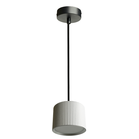 Светильник потолочный Feron Barrel HL4588 ARIA  levitation 12W, 230V, GX53, серебро + черный, на подвесе 1,7 м 51680