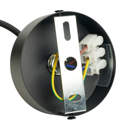 Светильник потолочный Feron Barrel HL4588 ARIA  levitation 12W, 230V, GX53, серебро + черный, на подвесе 1,7 м 51680