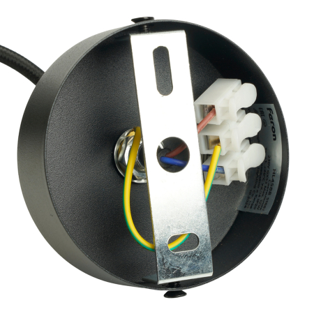Светильник потолочный Feron Barrel HL4588 ARIA  levitation 12W, 230V, GX53, черный, на подвесе 1,7 м 51679