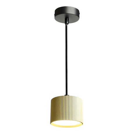 Светильник потолочный Feron Barrel HL4588 ARIA  levitation 12W, 230V, GX53, золото + черный, на подвесе 1,7 м 51681