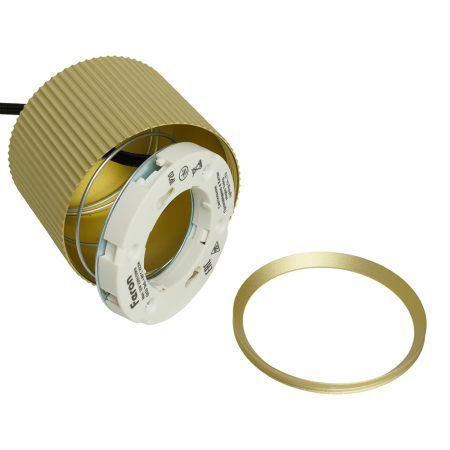Светильник потолочный Feron Barrel HL4588 ARIA  levitation 12W, 230V, GX53, золото + черный, на подвесе 1,7 м 51681