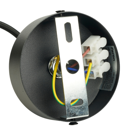 Светильник потолочный Feron Barrel HL4588 ARIA  levitation 12W, 230V, GX53, золото + черный, на подвесе 1,7 м 51681