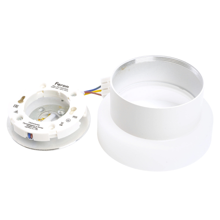 Светильник  настенный Feron HL460 OPAL 12W, 230V, GX53, белый IP20 51682