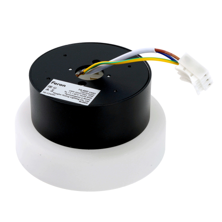 Светильник потолочный Feron HL460 Barrel OPAL 12W, 230V, GX53, черный 51683