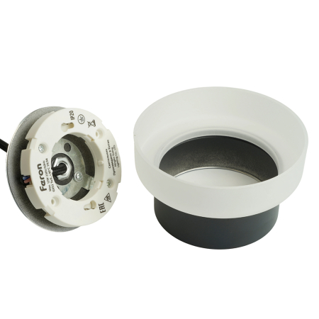 Светильник потолочный Feron Barrel HL4608 OPAL levitation 12W, 230V, GX53, черный, на подвесе 1,7 м 51687