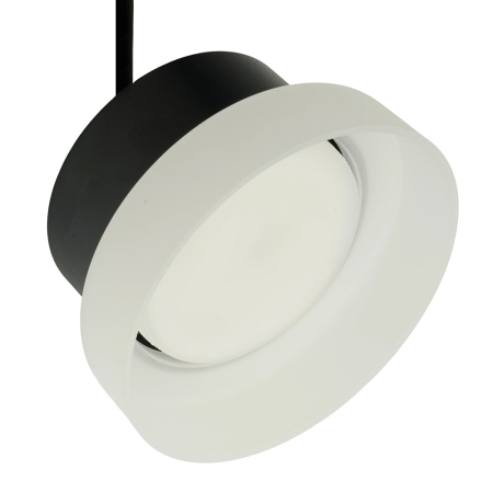 Светильник потолочный Feron Barrel HL4608 OPAL levitation 12W, 230V, GX53, черный, на подвесе 1,7 м 51687