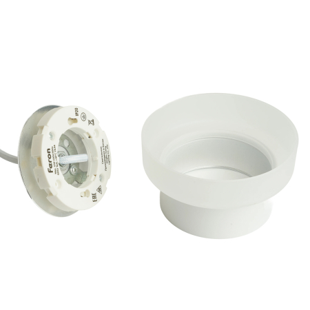 Светильник потолочный Feron Barrel HL4608 OPAL levitation 12W, 230V, GX53, белый, на подвесе 1,7 м 51686