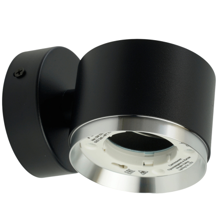 Светильник  настенный Feron HL4598  Barrel DUET 12W, 230V,GX53, черный + хром IP20 51691