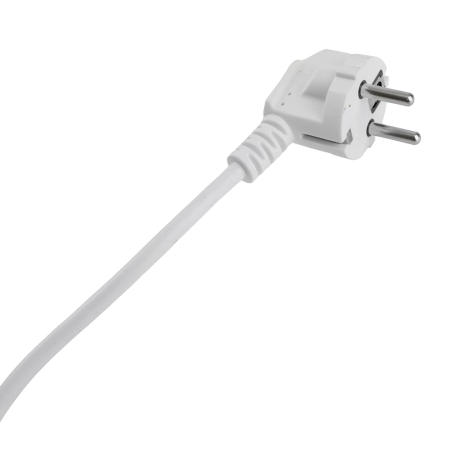 Удлинитель 3-местный с/з с выключ. STEKKER HM071-31-03 3x1мм2, 3м, 250В, 16А, 1USB+2C, 2.4A, сер Home, белый 50137