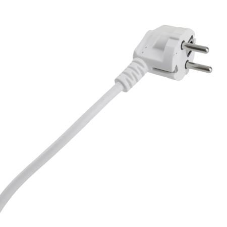 Удлинитель 4-местный с/з с выключ. STEKKER HM071-41-03 3x1мм2, 3м, 250В, 16А, 1USB+2C, 2.4A, сер Home, белый 50140