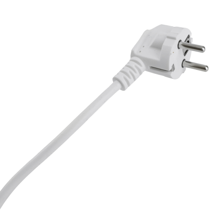 Удлинитель 3-местный с/з с выключ. STEKKER HM071-31-05 3x1мм2, 5м, 250В, 16А, 1USB+2C, 2.4A, сер Home, белый 50138