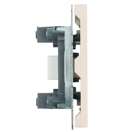 Розетка HDMI 2.0 Type A (механизм), STEKKER, серия Эмили, RST00-5118-08, кашемир, soft touch 50169