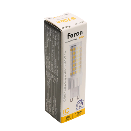 Лампа светодиодная диммируемая Feron LB-438 G9 10W 175-265V 2700K 51741