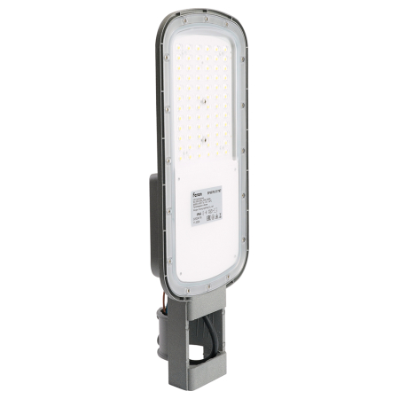 Светодиодный уличный консольный светильник Feron SP3070 50W 5000K AC90-300V, серый 51797