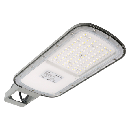 Светодиодный уличный консольный светильник Feron SP3070 50W 5000K AC90-300V, серый 51797