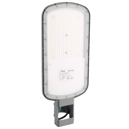 Светодиодный уличный консольный светильник Feron SP3070 80W 5000K AC90-300V, серый 51799