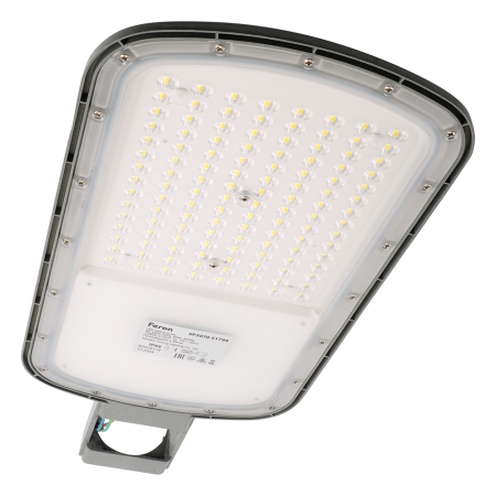 Светодиодный уличный консольный светильник Feron SP3070 80W 5000K AC90-300V, серый 51799