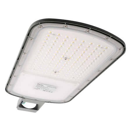 Светодиодный уличный консольный светильник Feron SP3070 80W 5000K AC90-300V, серый 51799