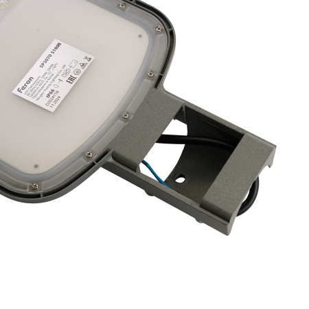 Светодиодный уличный консольный светильник Feron SP3070 100W 5000K AC90-300V, серый 51800
