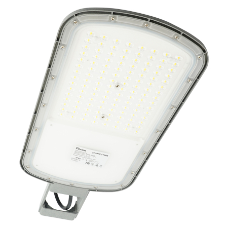 Светодиодный уличный консольный светильник Feron SP3070 100W 4000K AC90-300V, серый 51808