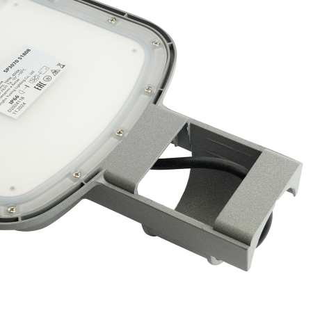 Светодиодный уличный консольный светильник Feron SP3070 100W 4000K AC90-300V, серый 51808