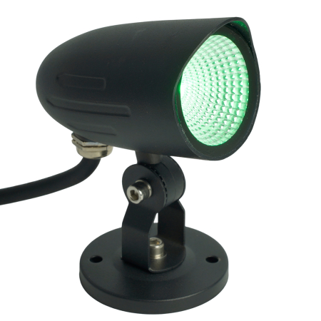 Светодиодный светильник тротуарный (грунтовый) Feron SP2713 7W зеленый 85-265V IP65 51765