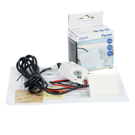 SEN33A 500W 220V датчик касания скрытый белый 51834