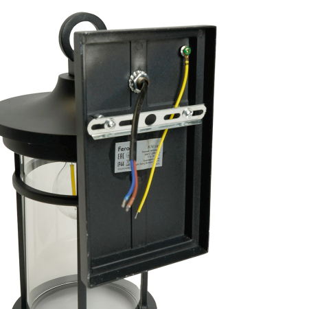 Светильник садово-парковый Feron PL761 на стену вниз 60W 230V E27,  черный 51817