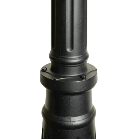 Светильник садово-парковый Feron PL768,  столб 2*60W 230V E27, черный 51822