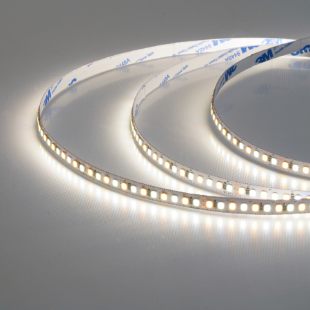 Лента светодиодная 192SMD(2835)/м 16Вт/м 24V 5000*8*1.44мм 3000К+6500K, IP20, LS504 51835