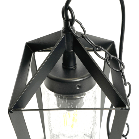 Светильник садово-парковый Feron PL775 на цепочке 40W 220-240V E27, черный 51837