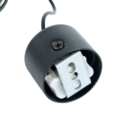 Светильник потолочный Feron ML1038 Barrel levitation на подвесе MR11 35W 230V, черный 40*250 51932