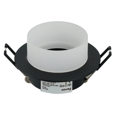 Светильник встраиваемый Feron DL3115 потолочный MR16 G5.3 черный 51934