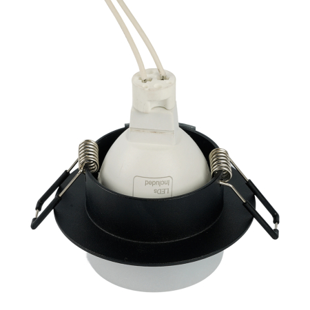 Светильник встраиваемый Feron DL3115 потолочный MR16 G5.3 черный 51934
