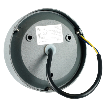 Светодиодный светильник Feron DH203-1 накладной 5W 4000K, IP65, серый 51951