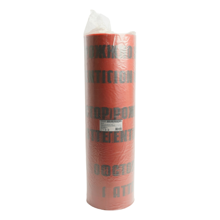 Лента сигнальная, 100 п.м.х450 ммх100 мкм, STEKKER красный/черный INTP10-450-100 50301