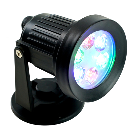 Светильник грунтовой на колышке (грунтовый) Feron.ONE SP2712 8W RGB 195-245V IP65 пластик 51749