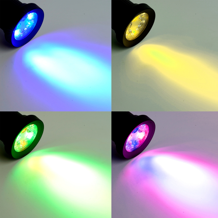 Светильник грунтовой на колышке (грунтовый) Feron.ONE SP2712 8W RGB 195-245V IP65 пластик 51749