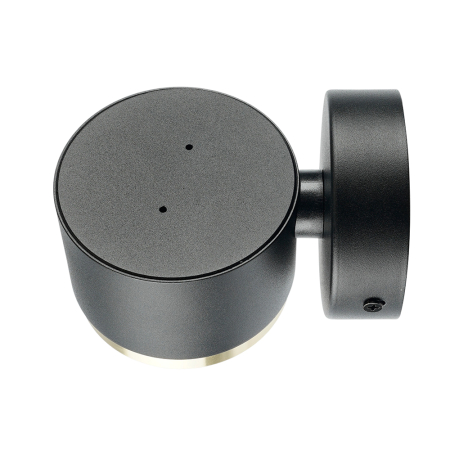 Светильник  настенный Feron HL4598  Barrel DUET 12W, 230V,GX53, черный + золото IP20 52019