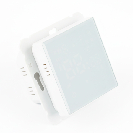 Терморегулятор Wi-Fi (механизм), STEKKER, 250В, 3500Вт, серия Катрин, GLS00-7119-01, белый 50374