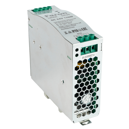 Трансформатор электронный на DIN-рейку 120W 24V 40*125.2*113.5мм IP20, LB008 52135
