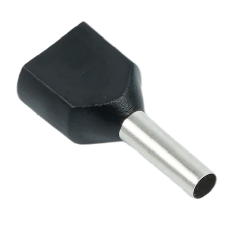 LD406-1508 Наконечник штыревой втулочный изолированный НШВИ(2) 1,5-8 (DIY упаковка 25 шт) 50403