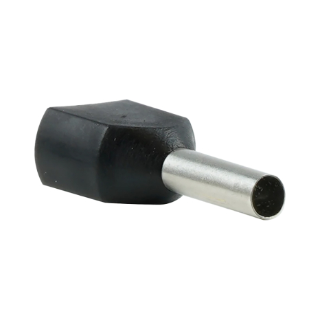 LD406-1508 Наконечник штыревой втулочный изолированный НШВИ(2) 1,5-8 (DIY упаковка 25 шт) 50403