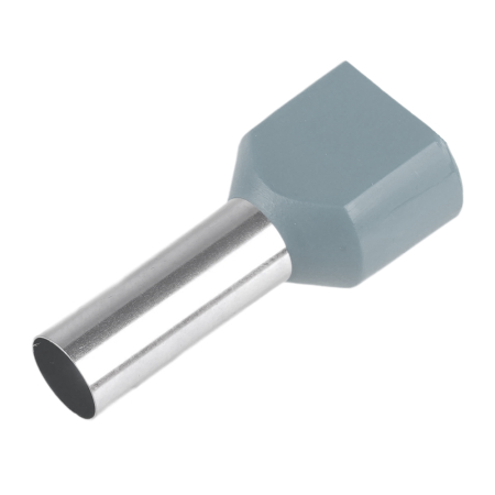 LD406-4012 Наконечник штыревой втулочный изолированный НШВИ(2) 4,0-12 (DIY упаковка 25 шт) 50404