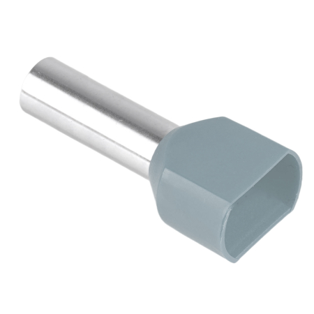 LD406-4012 Наконечник штыревой втулочный изолированный НШВИ(2) 4,0-12 (DIY упаковка 25 шт) 50404