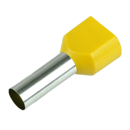 LD406-6014 Наконечник штыревой втулочный изолированный НШВИ(2) 6,0-14 (DIY упаковка 25 шт) 50405